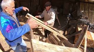 Cutting wood in a modern sawmill | Making pallets