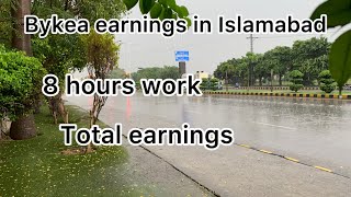 Bykea earnings in Islamabad/ bike earnings