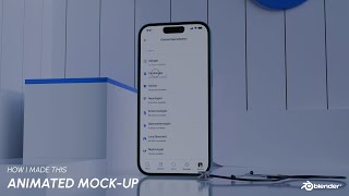 Create an Animated UI Mock-up with Blender