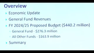 City of Fremont FY 2024/25 Proposed Operating Budget Presentation (5/14/24)