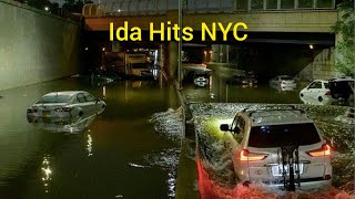 ida floods in New York  and New jersey 2021