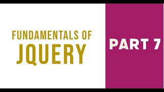 Part 7 | jQuery | Web Designing Malayalam Tutorial