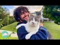 Cats Can’t Resist Greeting This Man Everyday! | Cuddle Buddies