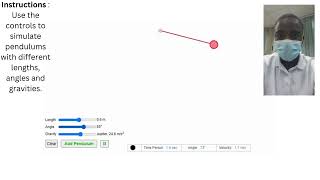 Pendulum Simulation | Science Experiment | Virtual Lab Simulation