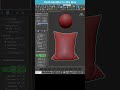 Pillow Simulation with Cloth Modifier in 3ds Max #shorts  #3dsmax #cloth