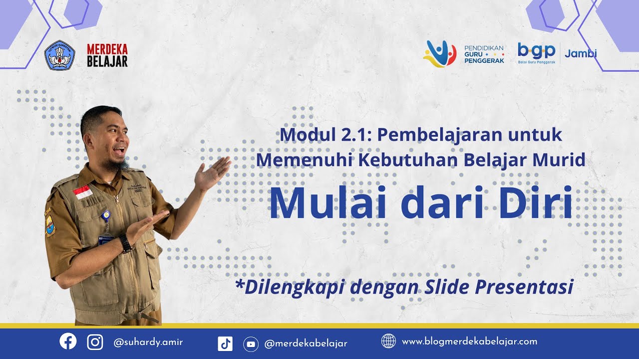 Mulai Dari Diri Modul 2.1: Pembelajaran Untuk Memenuhi Kebutuhan ...