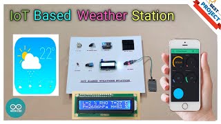 24. IoT Based Weather Station Using ESP8266 | Temp🌡️| Pressure | Humidity🍃 | Light ☀️ | Rain 🌧️