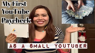 First Youtbe Sahod/Unang sweldo sa Youtube/Paano Kumita sa Youtube/Tips \u0026 Advice