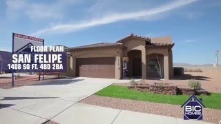 BIC Homes | San Felipe Floor Plan