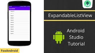 How to Create ExpandableListView in Android studio | Expandable ListView in Android - Tutorial