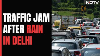 Delhi Rain: Traffic Jams, Waterlogging In Parts Of Delhi After Heavy Rain