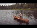 Paddling Tom Byers Personal Birchbark Canoe