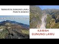 TERBANG KE KAWAH GUNUNG LAWU YANG LAGI KEBAKARAN