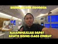 DAPAT TIKET BISNIS CLASS GRATIS EMIRAT ALHAMDULILLAH…. OTW Indonesia