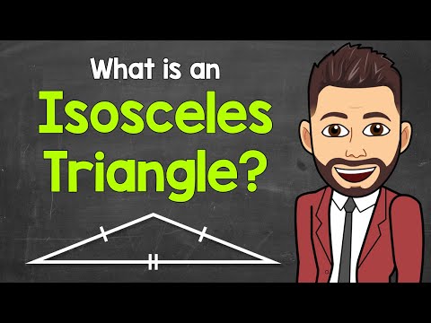 What is formed by the legs of an isosceles triangle?