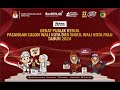 🔴 Live - Debat Publik Kedua Pasangan Calon Wali Kota dan Wakil Wali Kota Palu Tahun 2024