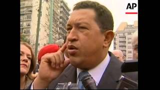 Chavez interview before he returns to Venezuela