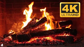 🔥Live Cozy Hearth: Fireplace Ambience in 4K with Crackling Fire Sounds