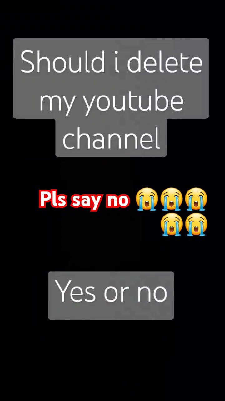 Should I Youtube