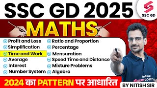 SSC GD 2025 | SSC GD Time and Work One Shot | SSC GD 2025 Maths Classes | Nitish Sir