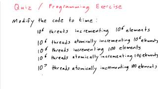 Let Us time Some Code - Quiz - Intro to Parallel Programming