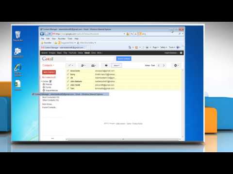 How to Import Gmail Contact to Microsoft® Outlook 2013 How to Import Gmail Contact to Microsoft® Outlook 2013