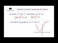 finding turning points using completing the square