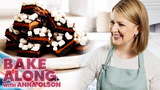 How to Make Hot Chocolate-Flavoured Nanaimo Bars! | Bake Along w/ Anna Olson