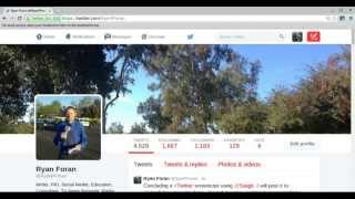 Twitter Basics Tutorial Screencast