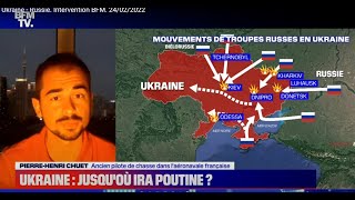 Ukraine - Russie. Intervention BFM.  24/02/2022