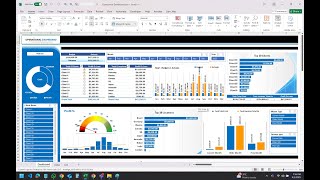 Business Dashboard Sales, Operations, Finance Tracker Download from https://premiumexcel.etsy.com
