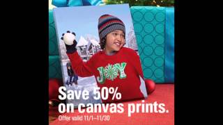 FedEx Office Canvas Prints Holiday Offer