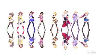 【MMDホロライブ】 8人Hololive — PUMP IT UP