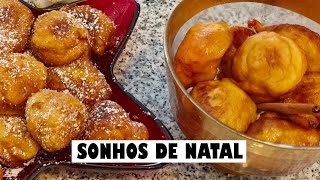 Sonhos de Natal: Doces Tradicionais Portugueses | Sobremesa Perfeita para o Natal!