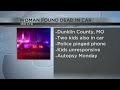 woman found dead in car in dunklin county