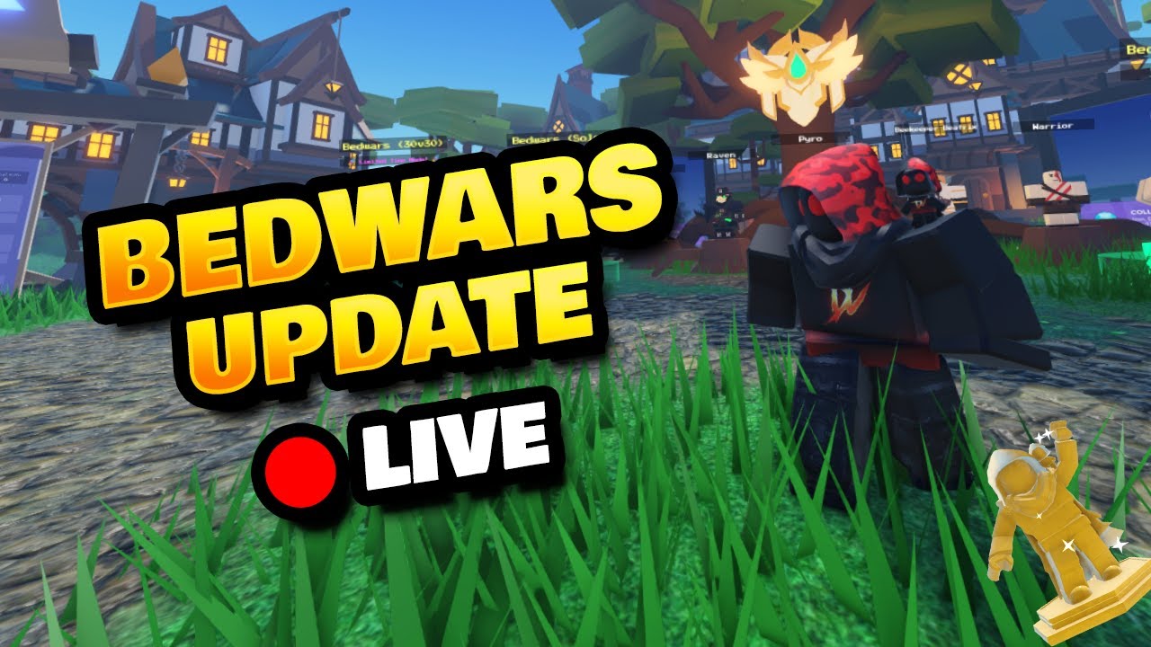 Roblox BedWars Update LIVE Stream + DV Trophy - YouTube