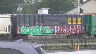 CSX X561 Manifest Mixed Freight Train Fostoria, Ohio September 25, 2021