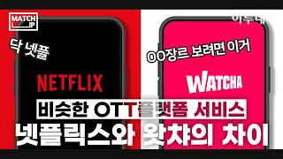 [매치업] 예능·드라마·영화 볼 땐 어떤 OTT 플랫폼 쓸까?...넷플릭스 vs 왓챠 전격 비교 // 이투데이