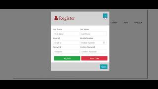 Dropdown and Modal II Bootstrap - 4 II