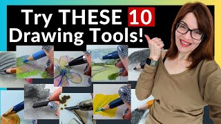 Drawing Materials For Beginners (Learn to use these 10 tools FAST!)