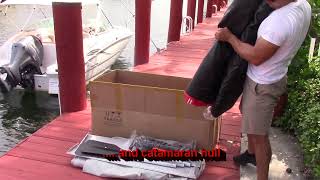 MC330 Unboxing and Inflation of MC330 Saturn Inflatable Catamaran