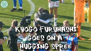Kyogo Furuhashi Hugging Spree  - Celtic 3 - Inverness Caledonian Thistle 1 - 3 June 2023