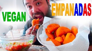 Making Vegan Colombian Empanadas