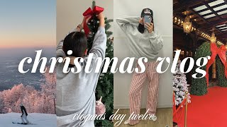 SPEND A COZY CHRISTMAS WITH ME ❄️🎄🎁 🎿 CHRISTMAS VLOG 2024!! {vlogmas day 12}