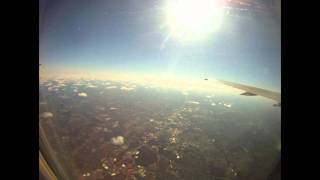 Charlotte North Carolina to West Palm Beach Florida US airways Plane Time Lapse GoPro HD