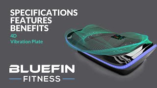 4D Triple Motor Vibration Plate | From Bluefin Fitness | Vibration Oscillation \u0026 Micro Vibration |