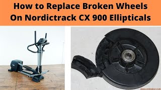 How to Replace Nordictrack Elliptical Wheels - CX985 CX980