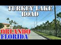 Turkey Lake Road - Orlando - Florida - 4K Street Drive