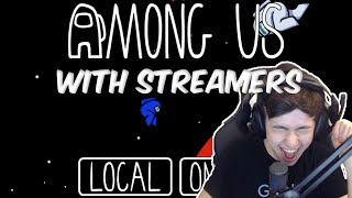 Among Us with streamers (ft xQc, sleepy, 39daph, Clint Stevens \u0026 more)