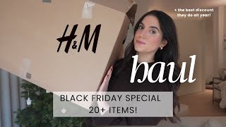 H&M HAUL: BLACK FRIDAY | 20+ ITEMS